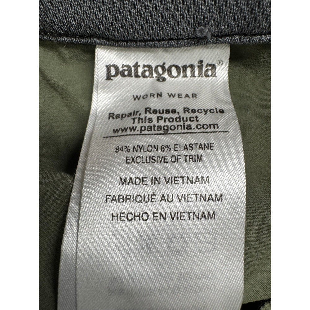 Patagonia Quandary Shorts Mens 40 Green Hiking Outdoor Nylon - Picture 4 of 5